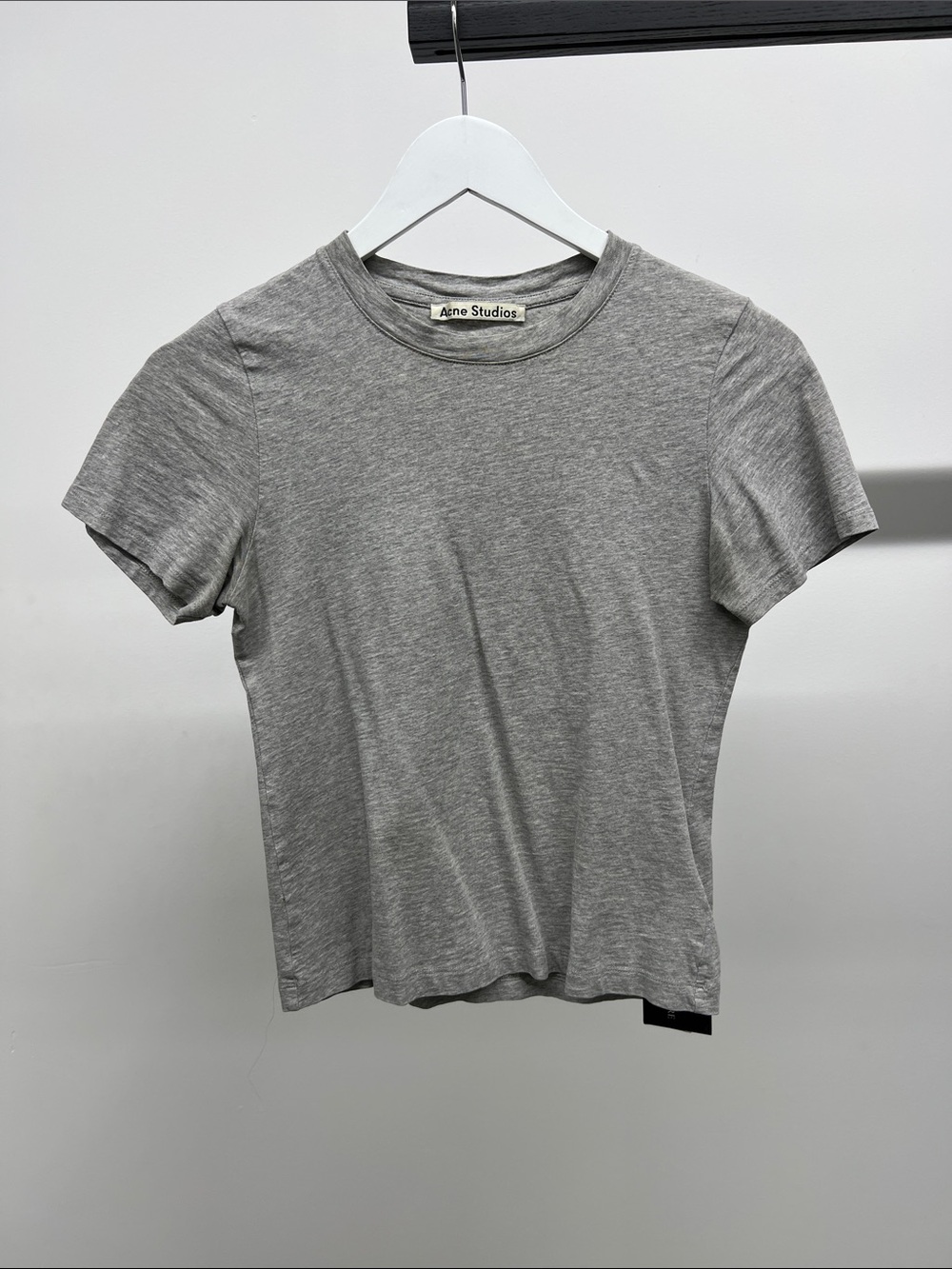 Acne Studios Gray Short-Sleeve Crewneck Tee